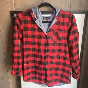 Flannel button shirt